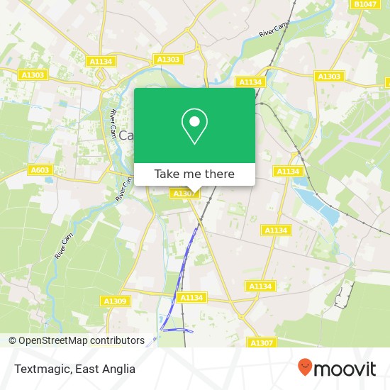 Textmagic, Station Road Cambridge Cambridge CB1 2 map