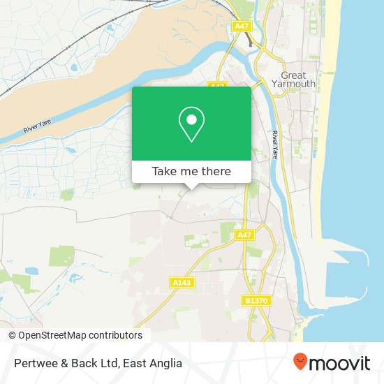 Pertwee & Back Ltd map