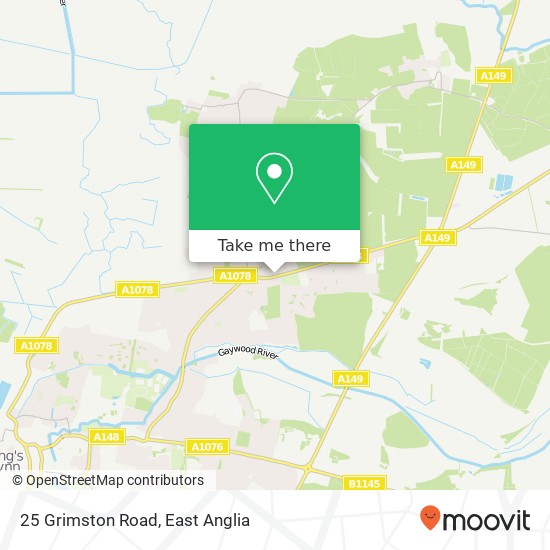 25 Grimston Road, South Wootton King's Lynn map