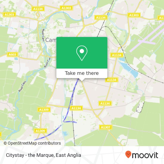 Citystay - the Marque, 143 Hills Road Cambridge Cambridge CB2 8RA map