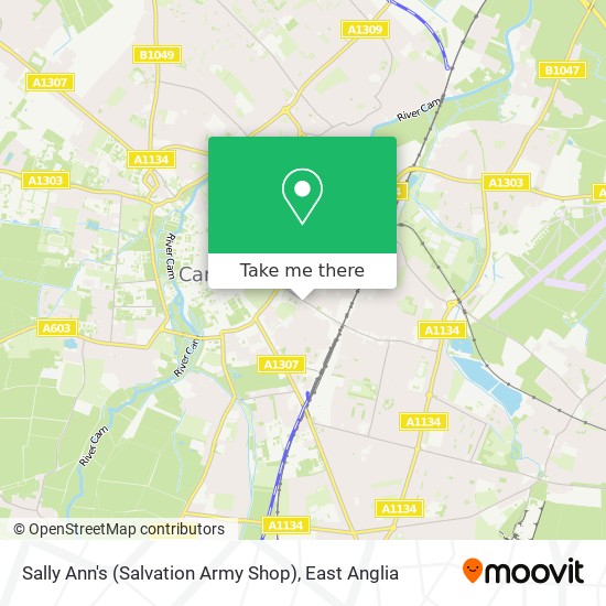 Sally Ann's (Salvation Army Shop) map