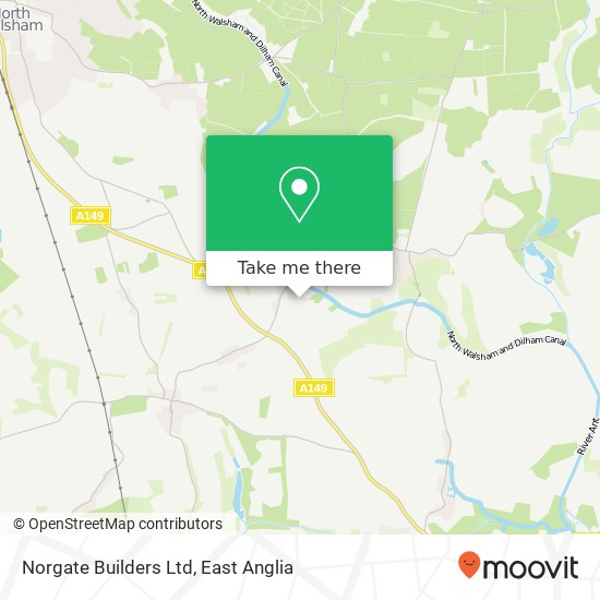 Norgate Builders Ltd map