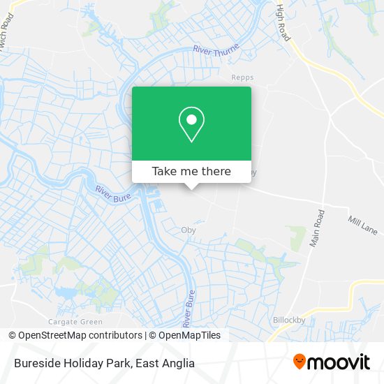 Bureside Holiday Park map