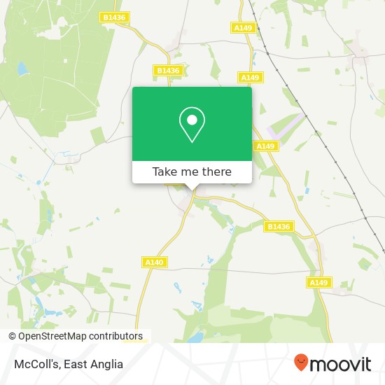 McColl's, Norwich Road Roughton Norwich NR11 8 map