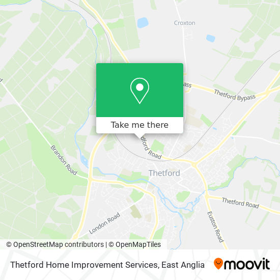 Thetford Home Improvement Services map