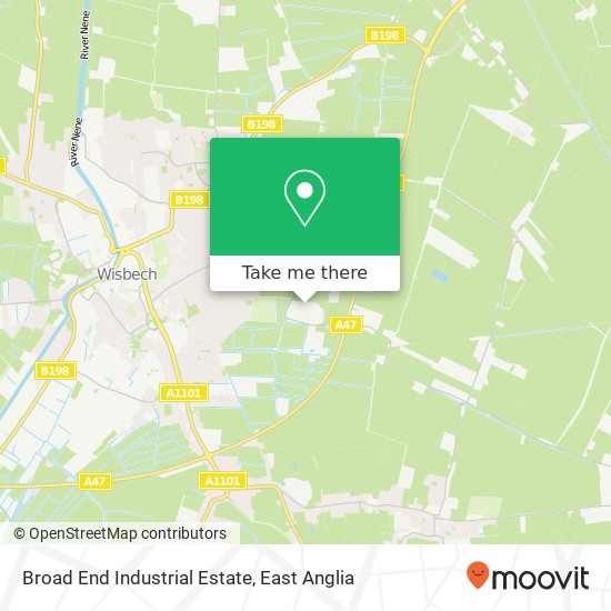 Broad End Industrial Estate map