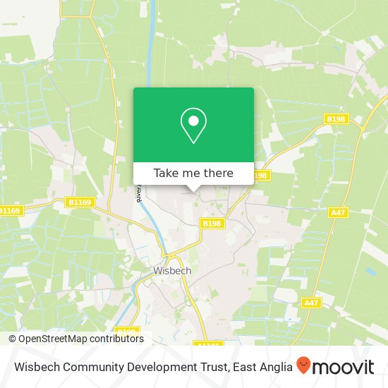 Wisbech Community Development Trust map
