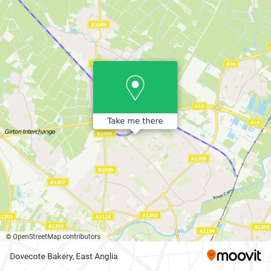 Dovecote Bakery map