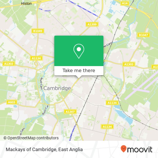 Mackays of Cambridge, 85 East Road Cambridge Cambridge CB1 1BY map