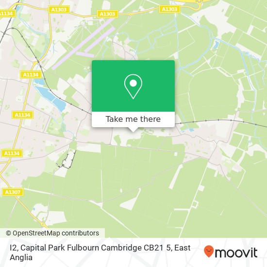 I2, Capital Park Fulbourn Cambridge CB21 5 map