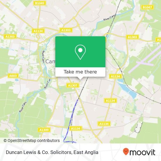 Duncan Lewis & Co. Solicitors, 66 Devonshire Road Cambridge Cambridge CB1 2BL map