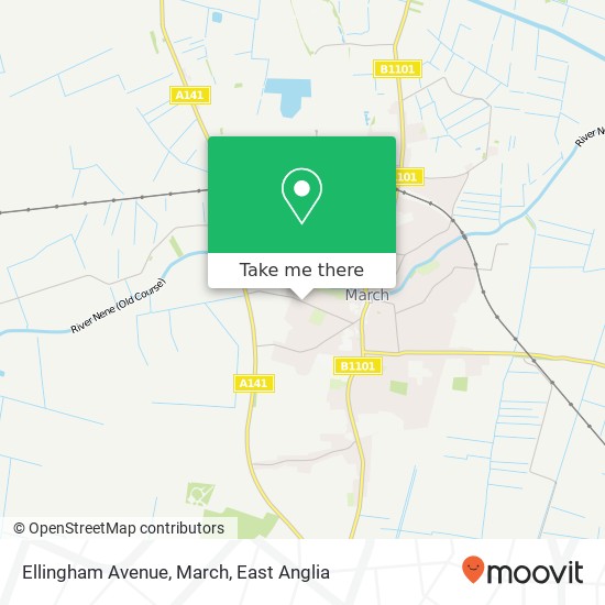 Ellingham Avenue, March map