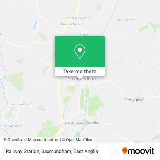 Railway Station, Saxmundham map