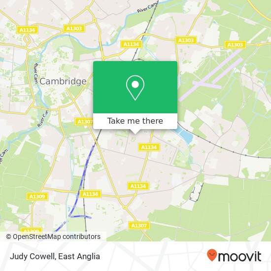 Judy Cowell, 11 Golding Road Cambridge Cambridge CB1 3RN map