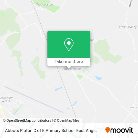 Abbots Ripton C of E Primary School map