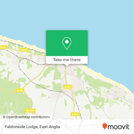 Faldonside Lodge, 25 Cliff Avenue Cromer Cromer NR27 0 map