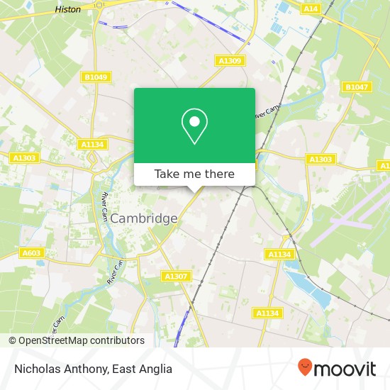 Nicholas Anthony, 120 East Road Cambridge Cambridge CB1 1 map