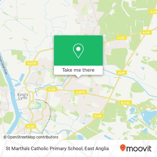 St Martha's Catholic Primary School, Field Lane King's Lynn King's Lynn PE30 4 map
