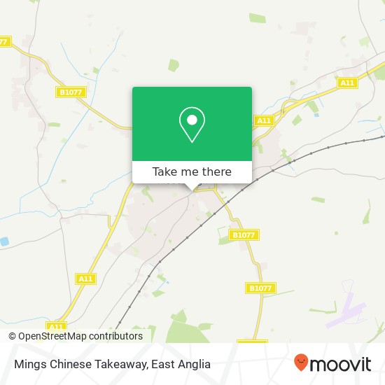 Mings Chinese Takeaway, High Street Attleborough Attleborough NR17 2 map