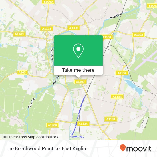 The Beechwood Practice, 41 Hills Road Cambridge Cambridge CB2 1 map