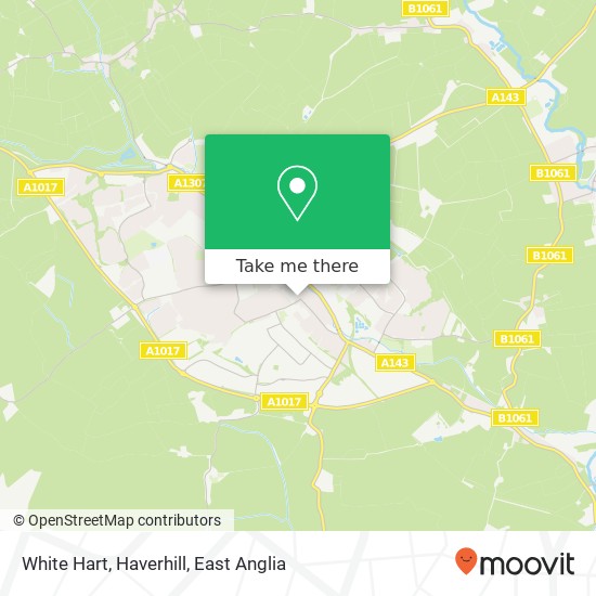 White Hart, Haverhill map