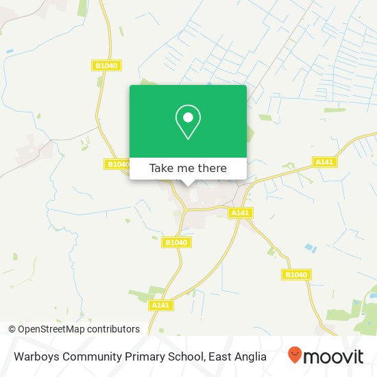 Warboys Community Primary School, Humberdale Way Warboys Huntingdon PE28 2RX map