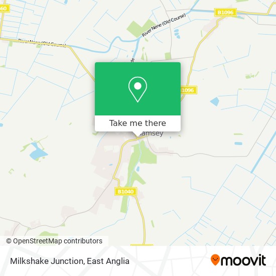 Milkshake Junction map