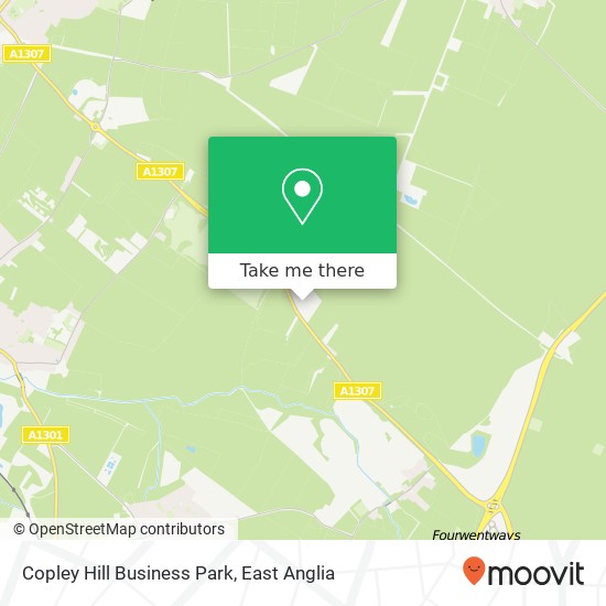 Copley Hill Business Park map