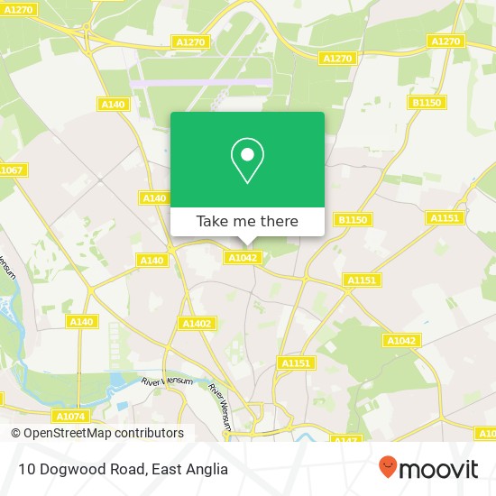 10 Dogwood Road, Norwich Norwich map