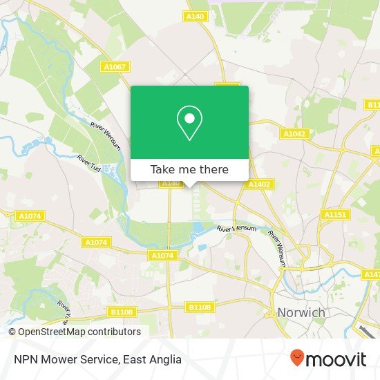 NPN Mower Service, 7 Zobel Close Norwich Norwich NR3 2 map