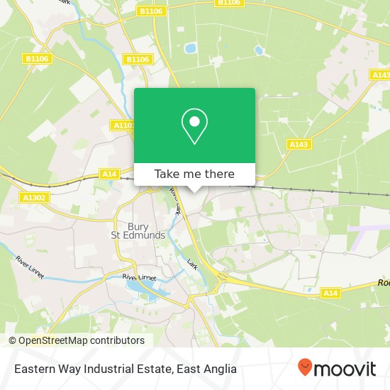 Eastern Way Industrial Estate map