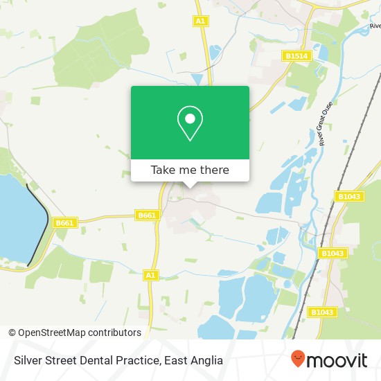 Silver Street Dental Practice, Silver Street Buckden St Neots PE19 5TS map