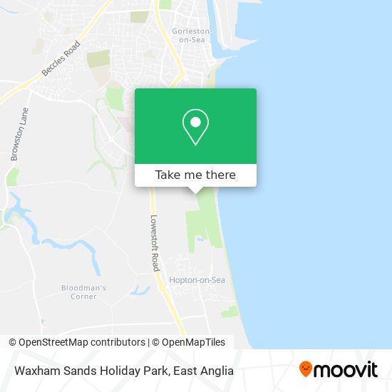 Waxham Sands Holiday Park map