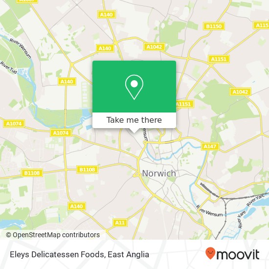 Eleys Delicatessen Foods, 13 Marriott Close Norwich Norwich NR2 4 map