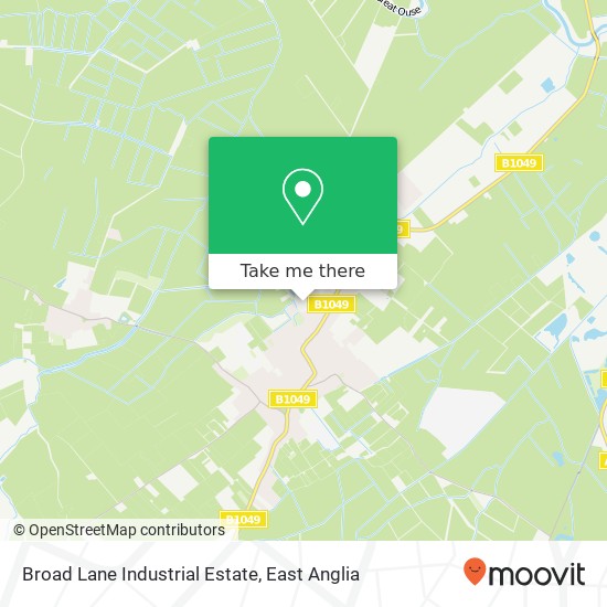 Broad Lane Industrial Estate map