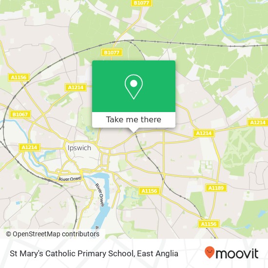St Mary's Catholic Primary School, Woodbridge Road Ipswich Ipswich IP4 2 map