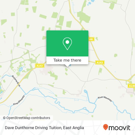 Dave Dunthorne Driving Tuition, 3 Yarmouth Road Ellingham Bungay NR35 2HQ map