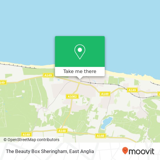 The Beauty Box Sheringham, 58C Station Road Sheringham Sheringham NR26 8 map