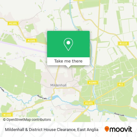 Mildenhall & District House Clearance map