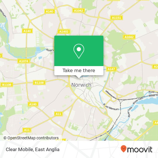Clear Mobile, 13A St Benedicts Street Norwich Norwich NR2 4 map