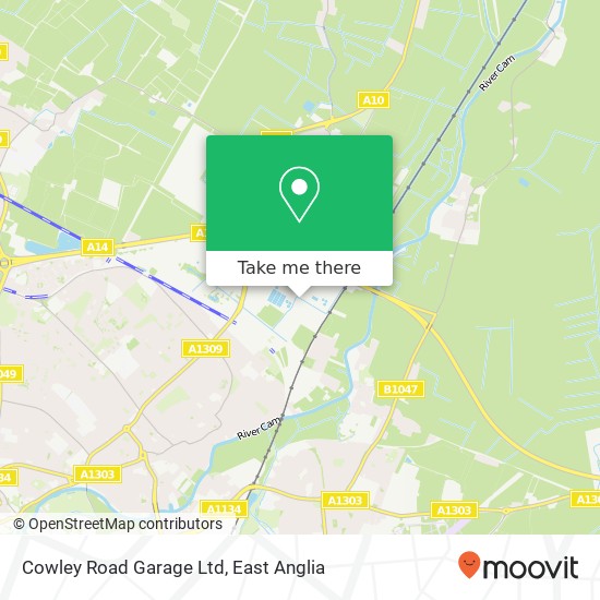 Cowley Road Garage Ltd map