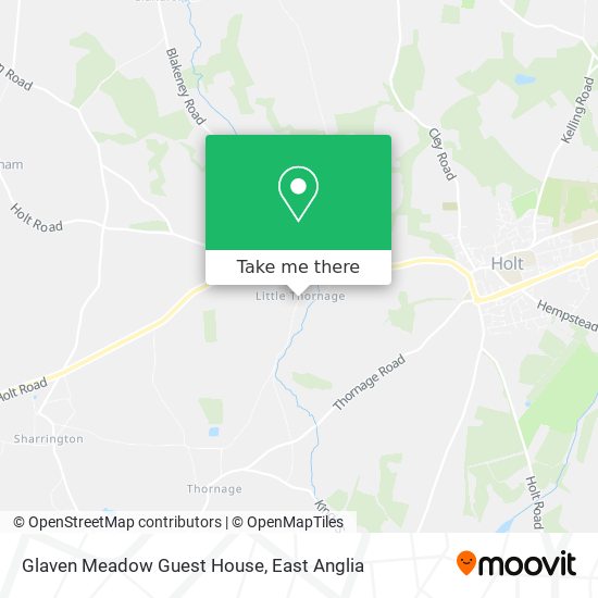 Glaven Meadow Guest House map