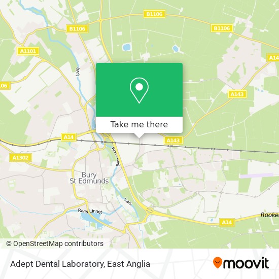 Adept Dental Laboratory map