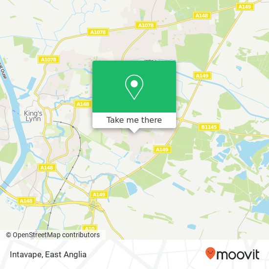 Intavape, Ploughman Road King's Lynn King's Lynn PE30 4 map