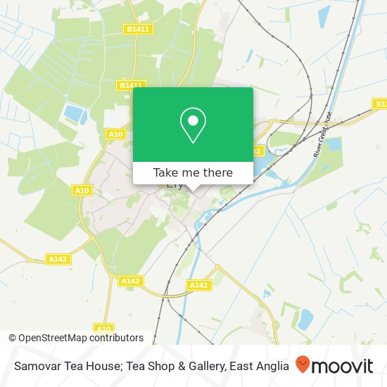 Samovar Tea House; Tea Shop & Gallery, 23 Fore Hill Ely Ely CB7 4AA map