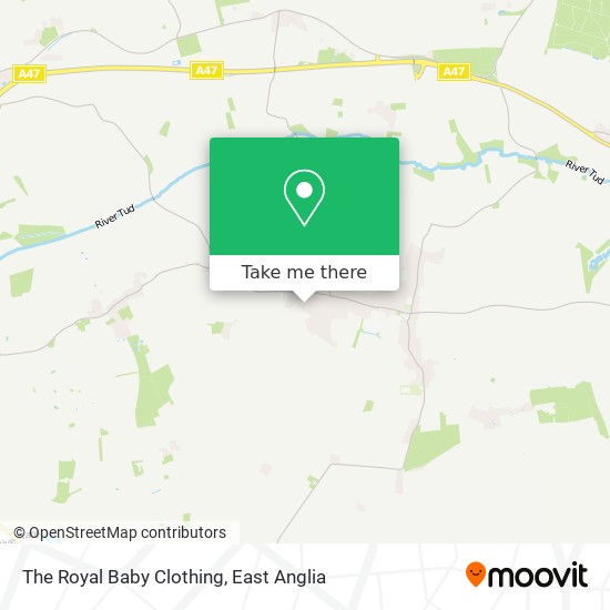 The Royal Baby Clothing map