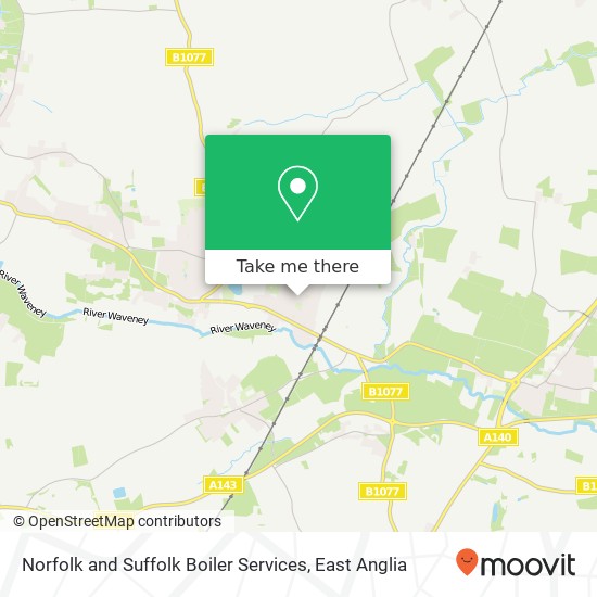 Norfolk and Suffolk Boiler Services, Coleridge Road Diss Diss IP22 4PZ map