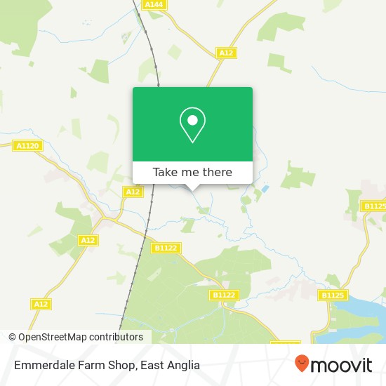 Emmerdale Farm Shop, Westleton map