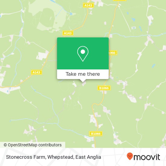 Stonecross Farm, Whepstead map