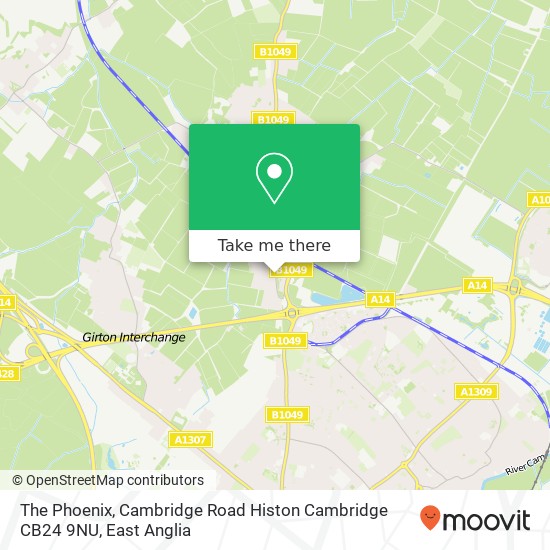 The Phoenix, Cambridge Road Histon Cambridge CB24 9NU map